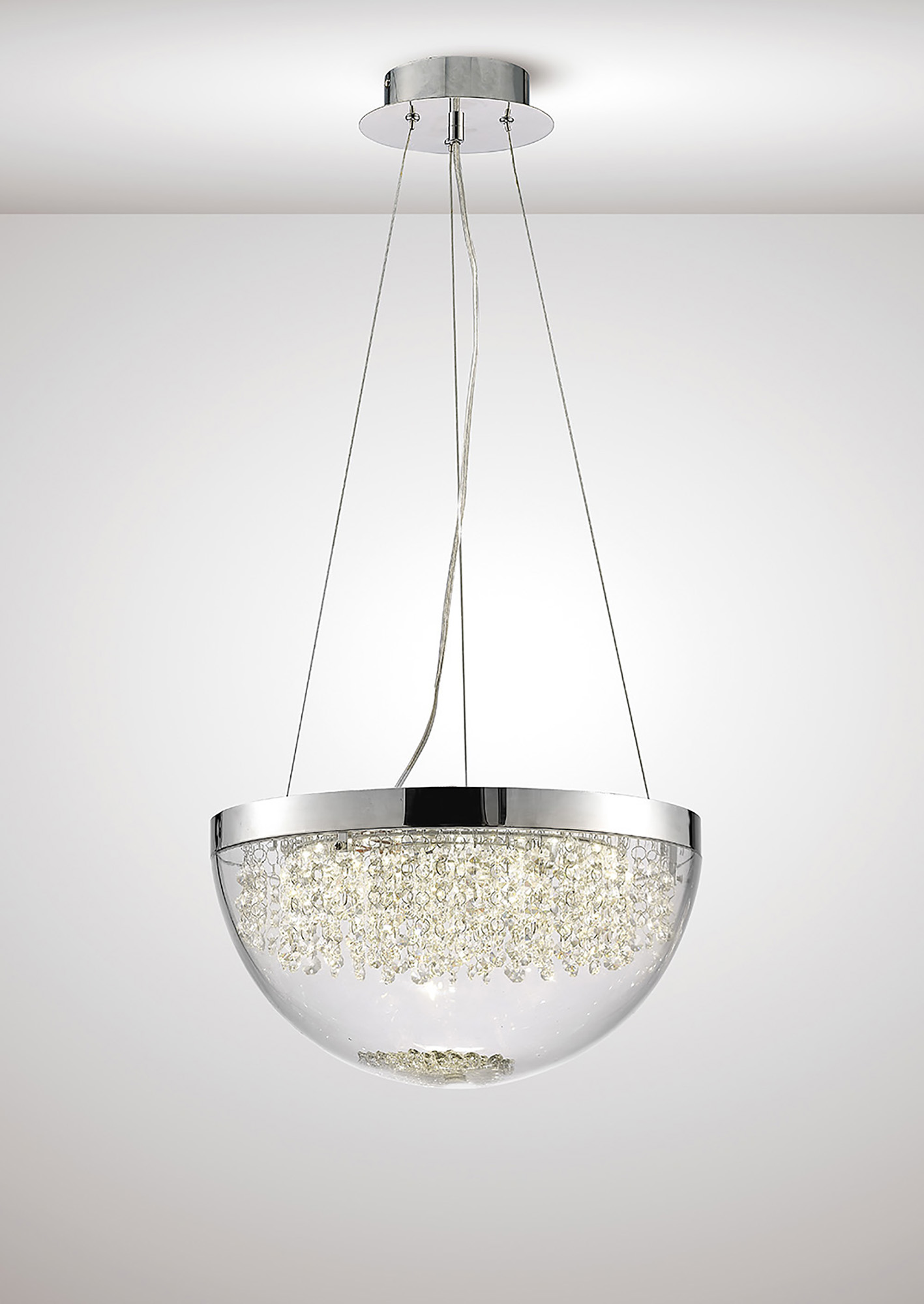 IL80012  Harper Crystal 21W LED Pendant Light